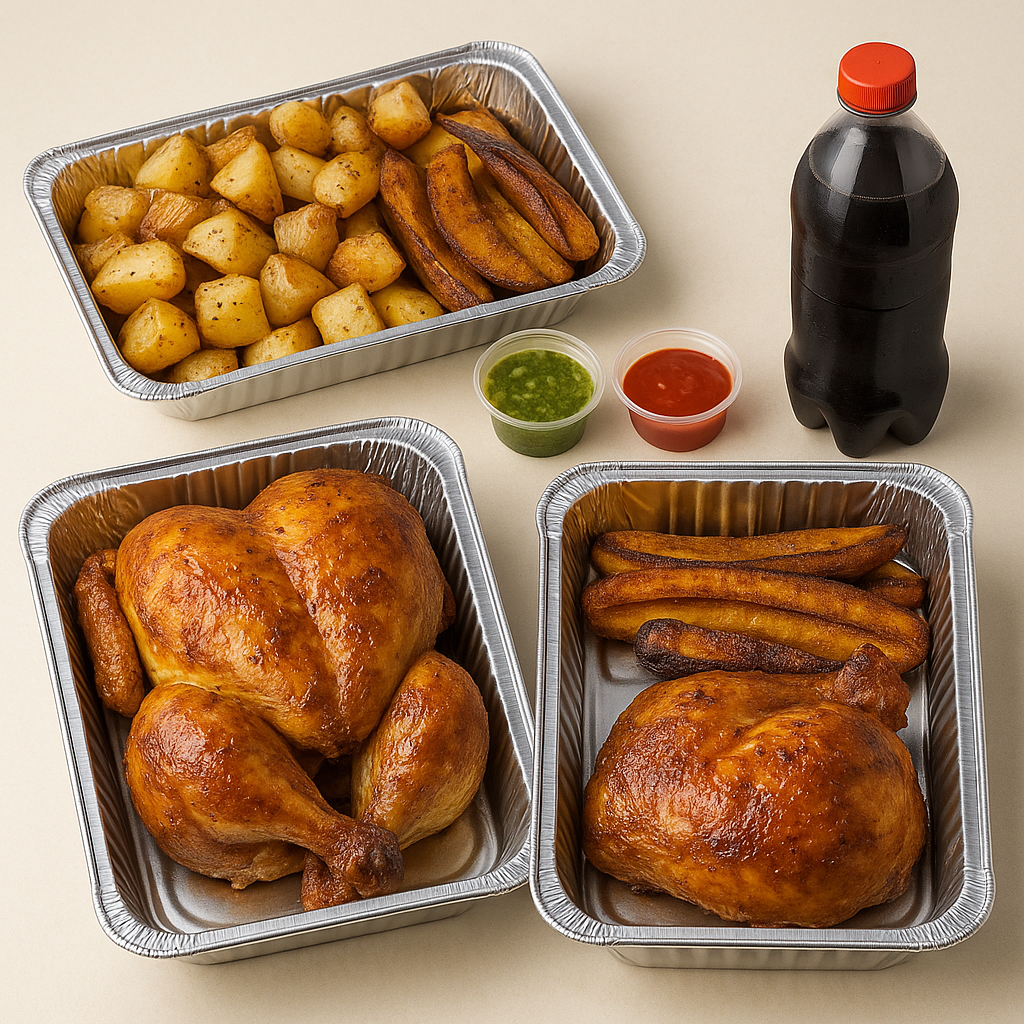 Family pack with two chickens and large sides